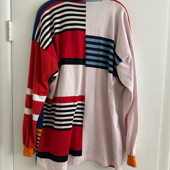 Vintage 90s Australia Multicolour Rugby Polo Shirt - Picture 4 of 4